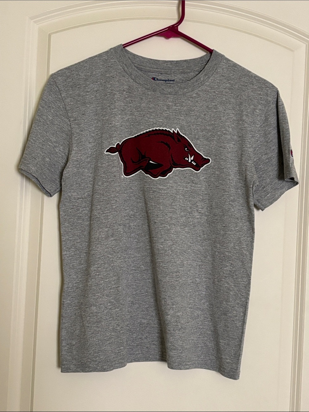 Razorback Champion Gray Short-Sleeve Tee